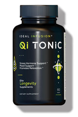 Qi Tonic cortisol blocker bottle with 60 servings