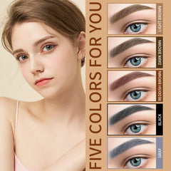 QIC Eyebrow 4 Tip Brow Pencil vegan formula gentle on skin.