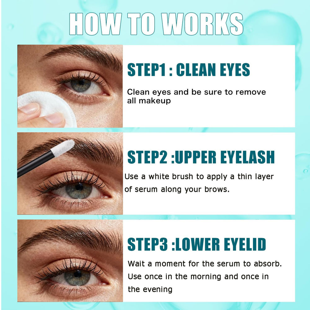 QIC Eyebrow Serum packaging box on a clean surface suggesting premium care.