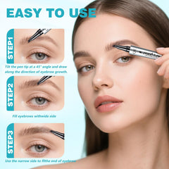 QIC brow pencil doubles as eyeliner for versatile eye looks