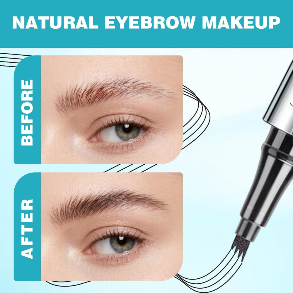 QIC eyebrow pencil is waterproof and smudge-proof for all-day wear