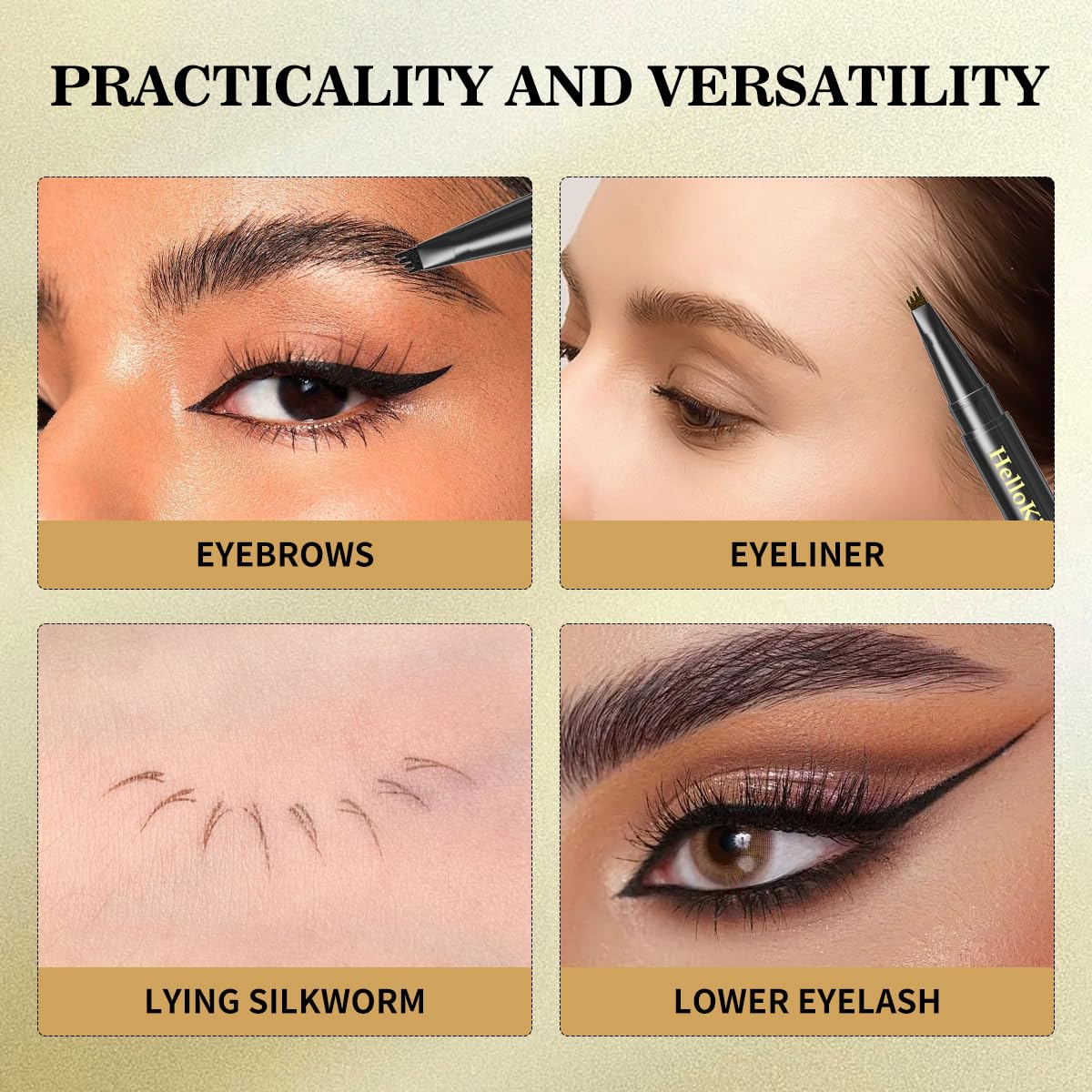 QIC long-wear formula keeps brows fresh from sunrise to moonlight.