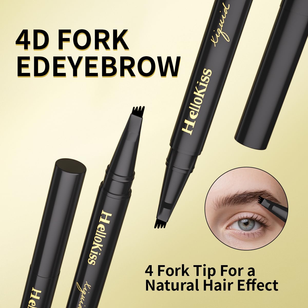 QIC microblading eyebrow pen is easy to use for quick shaping.