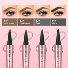 QIC waterproof brow marker remains smudge-proof through sweat and humidity.