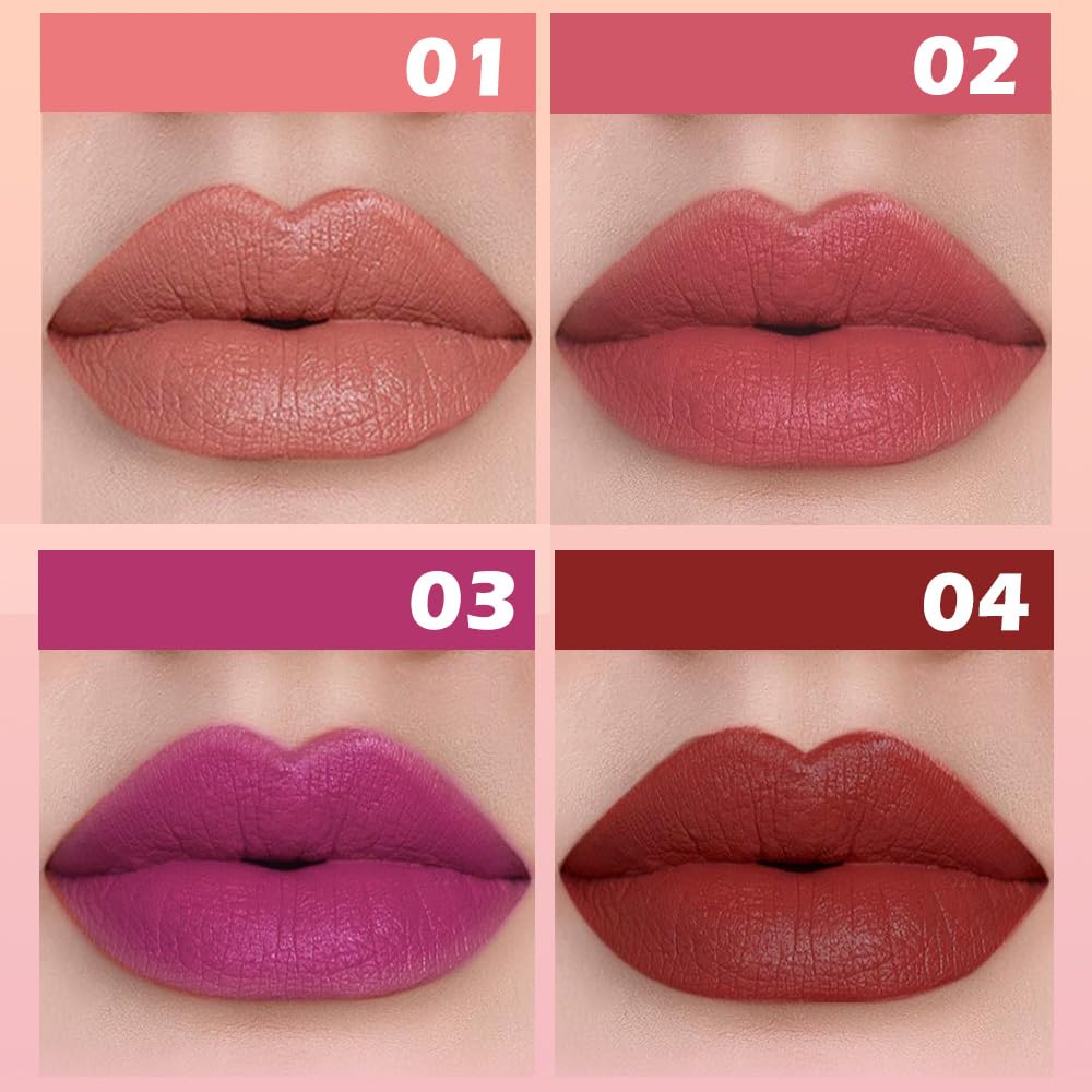 QIDSTERS creamy texture lip crayon glides on smoothly with comfortable wear.