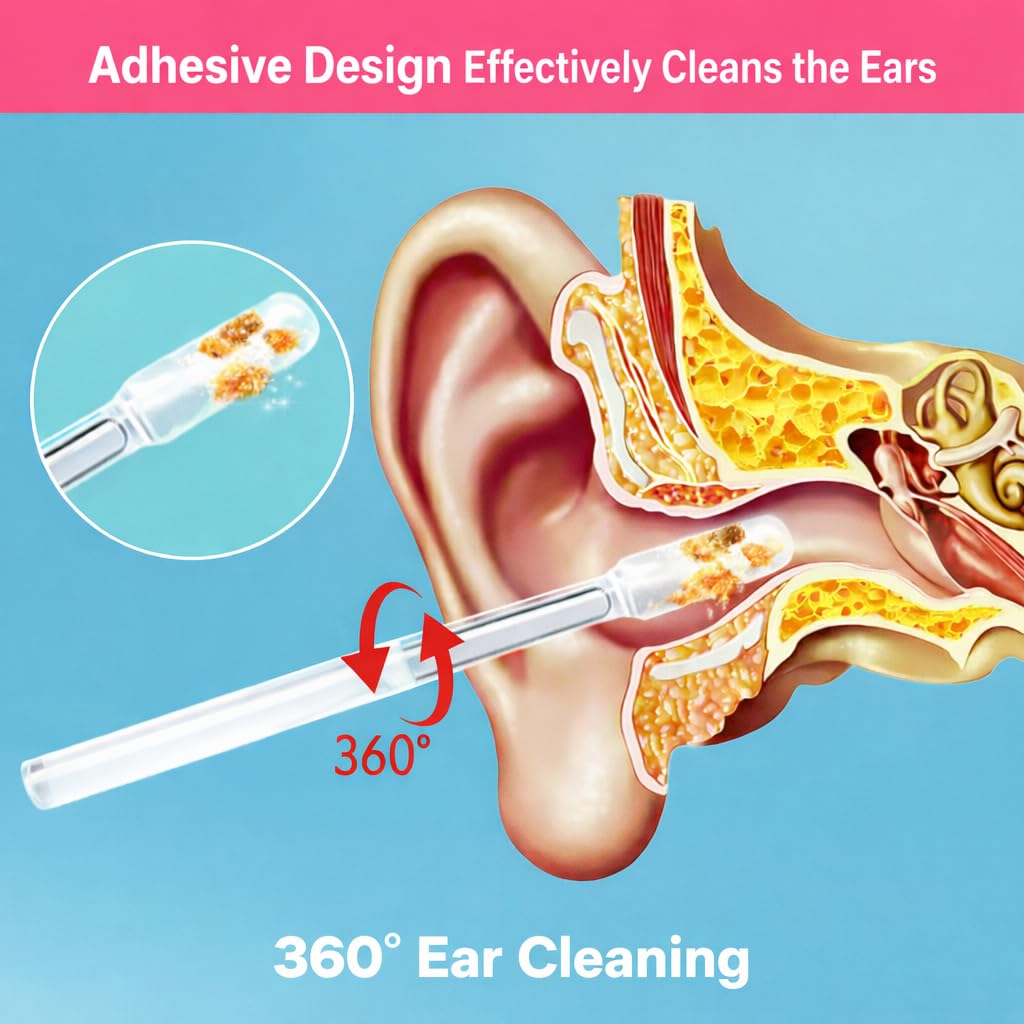 QIDUHUQI olive green ear cleaner packed for travel