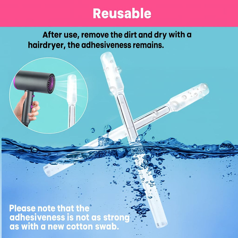QIDUHUQI washable tips demonstrated for easy cleaning