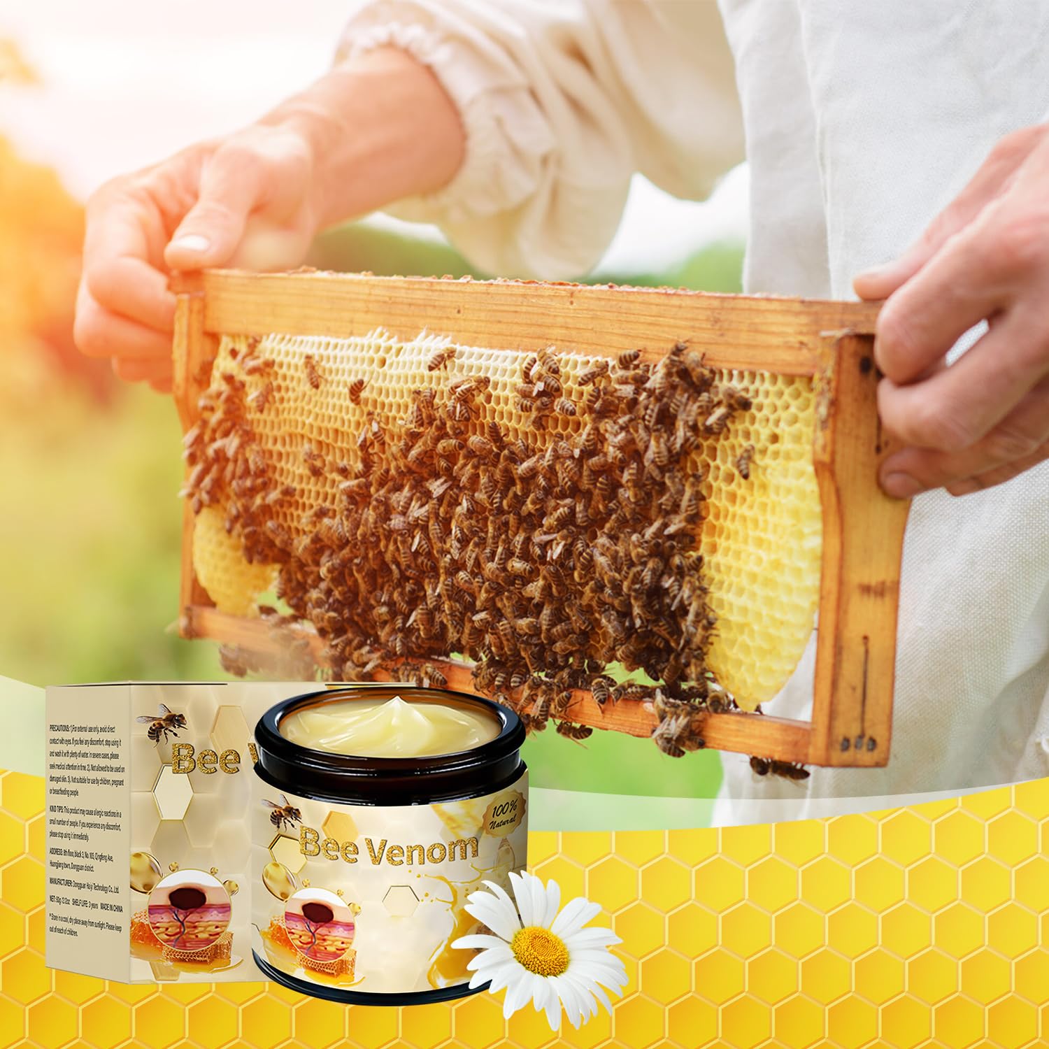 Two-pack QiFind Bee Venom Cream box ready for gifting