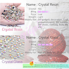 qiipii dark gray resin rhinestones 4mm ideal for tumblers, bottles and DIY decorations