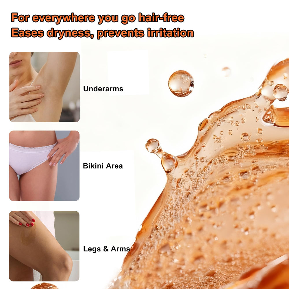 QINJAX 100ml bottle beside towels, a convenient daily care size.