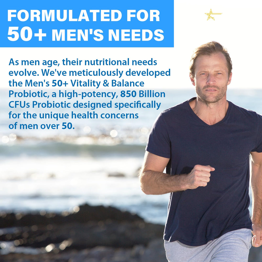 QIVERNAMY Probiotics 50+ on a shelf indicating reliable daily use