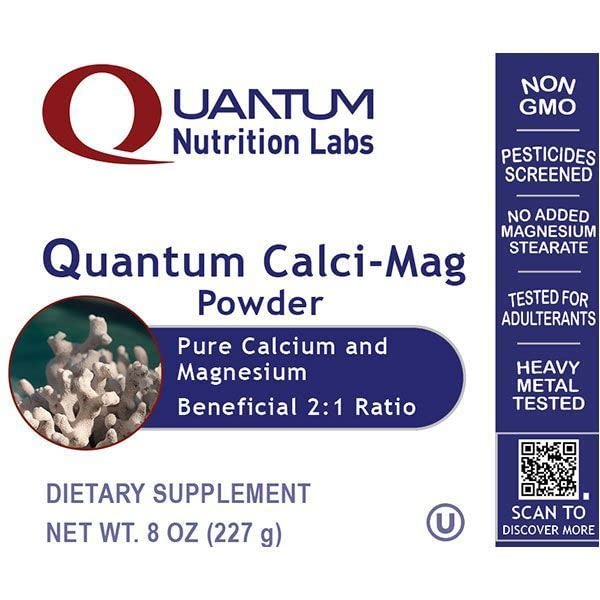 Recommended daily dosage label on QNL bottle