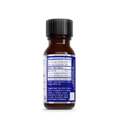 Dropper releasing oregano oil with bottle
