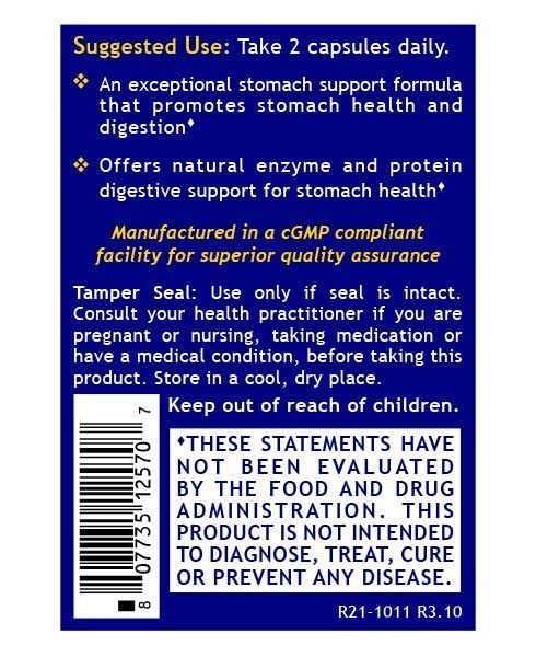60 plant-source capsules bottle on white background