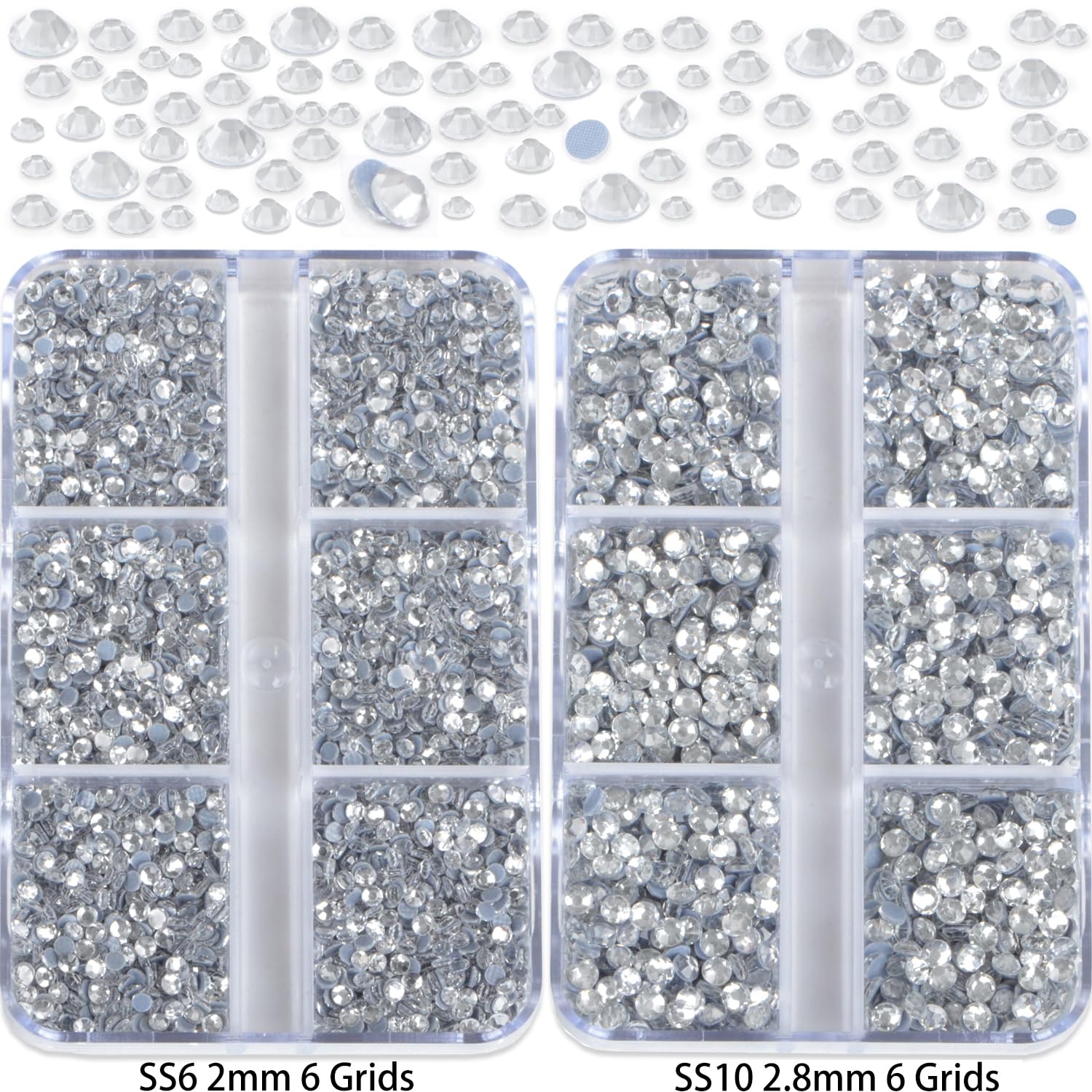 QOGIR rhinestones picking pen helps lift and position stones smoothly.