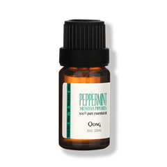 QONG Peppermint Essential Oil Blend bottle on white background, 10ml