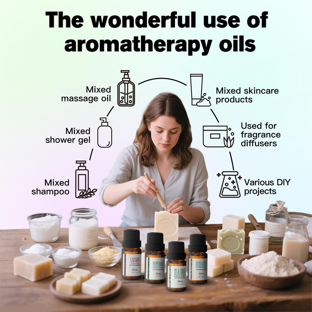Diffuser set with rosemary essential oil