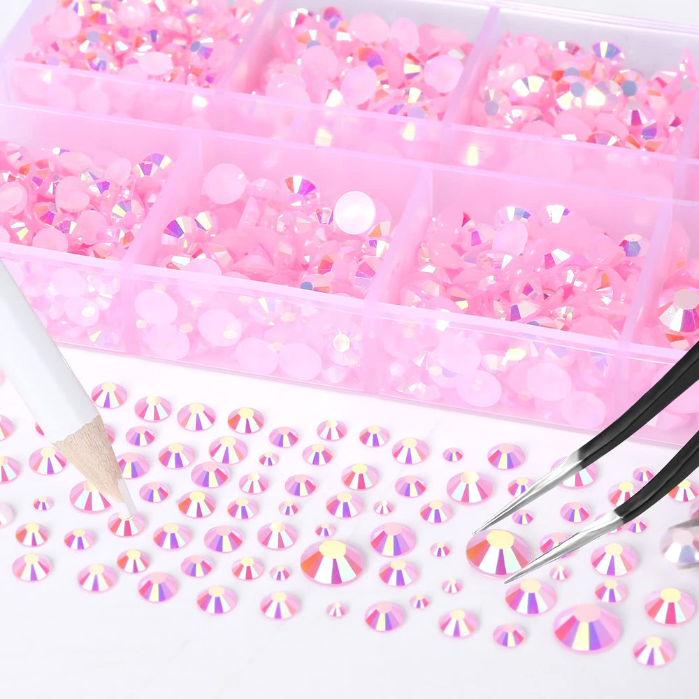 QPRETTY DU 6mm jelly rhinestones provide high visibility for larger crafts