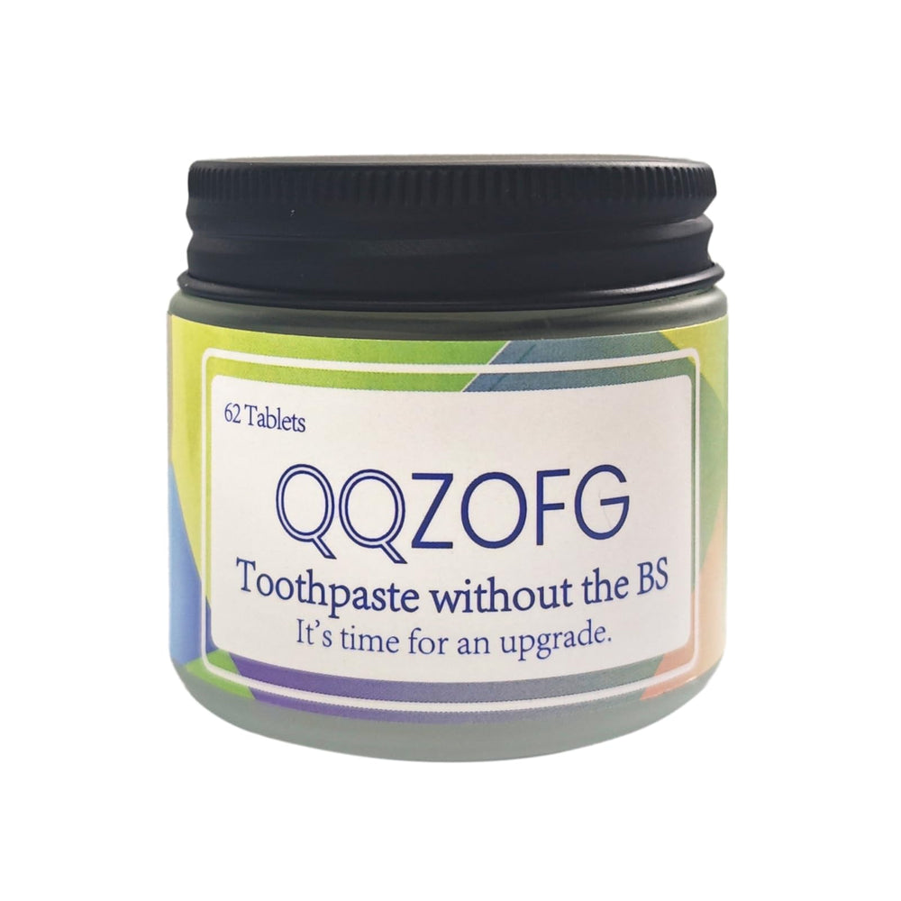 Minty fresh QQZOFG toothpaste tablets on-the-go