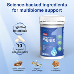 Acidophilus with organic prebiotics