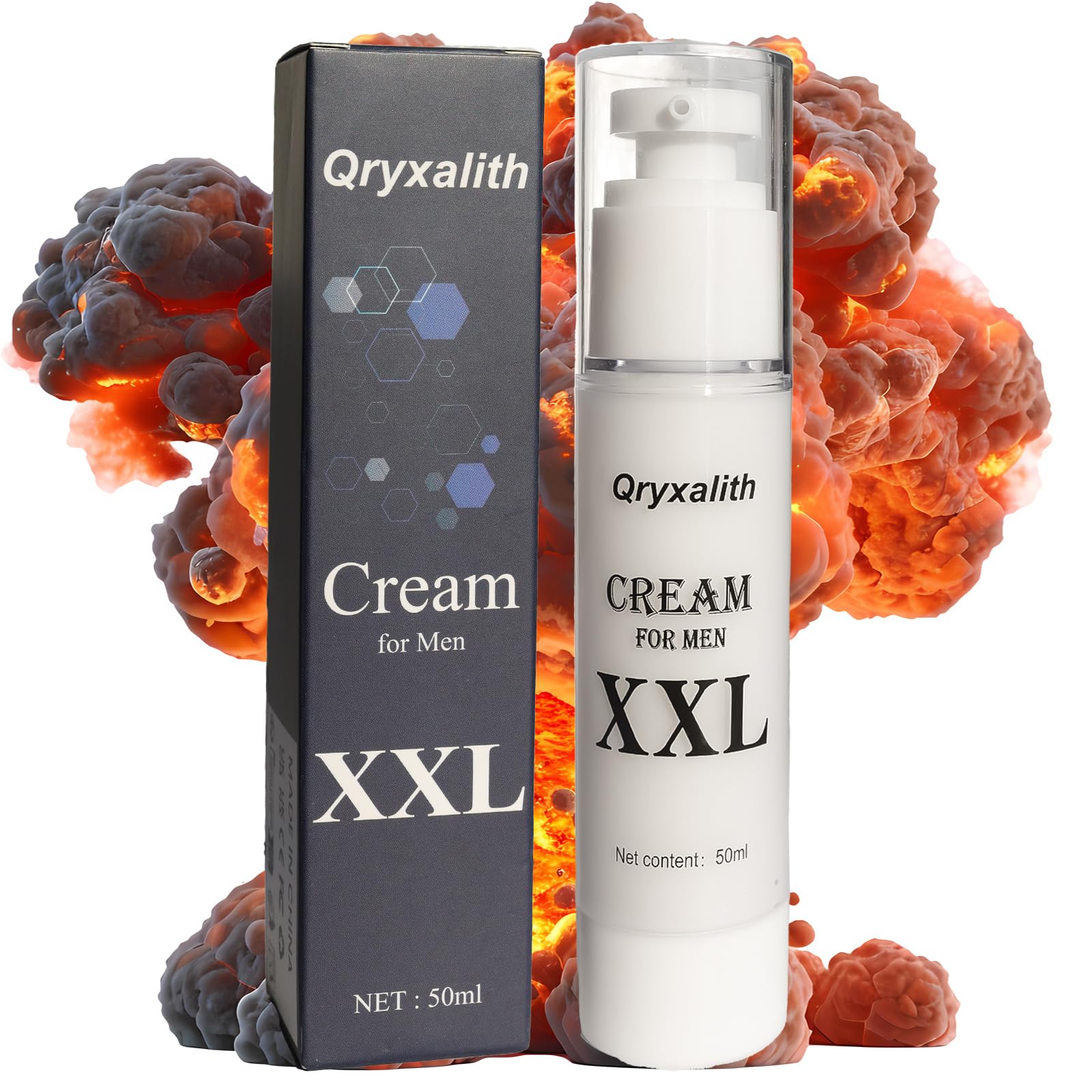 Qryxalith Male Massage Cream 50ml bottle