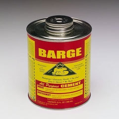 Quabaug Corp Barge Cement Quart container with attached applicator brush