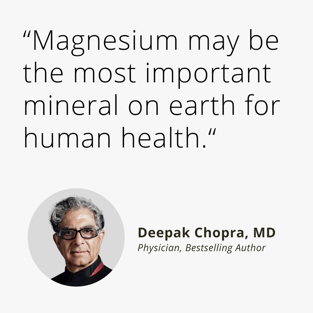 Close-up of Qualia Magnesium+ supplement ingredients