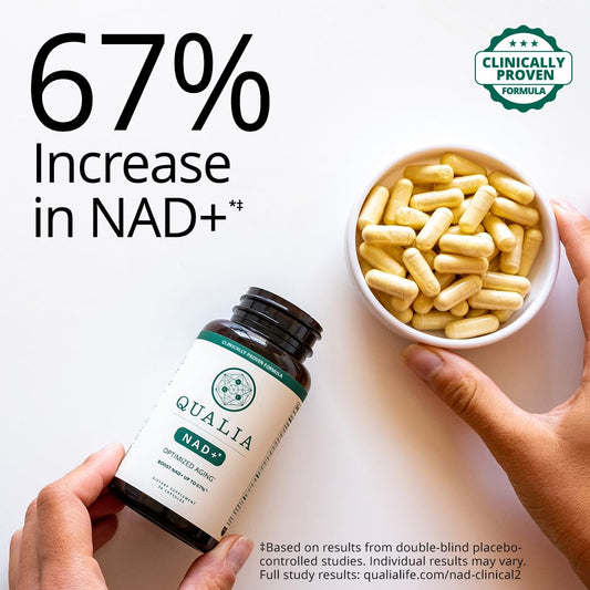Close-up of NIAGEN, Niacin, and Niacinamide ingredients