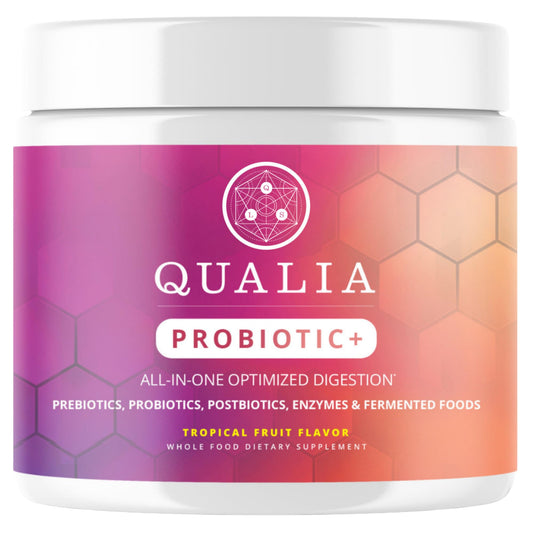 Qualia Probiotic bottle front view