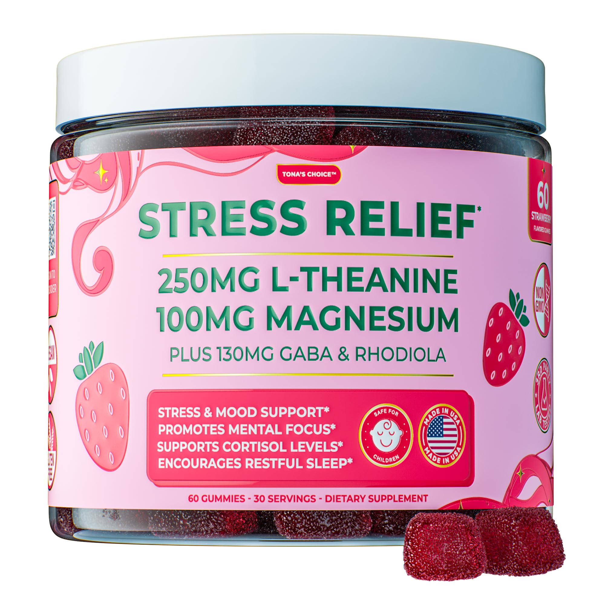 Quali-Tea Stress Relief Gummies hero image