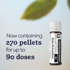 Quality assurance label and packaging for Ruta Graveolens 6C