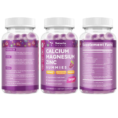 Purity and quality testing certifications on bottle