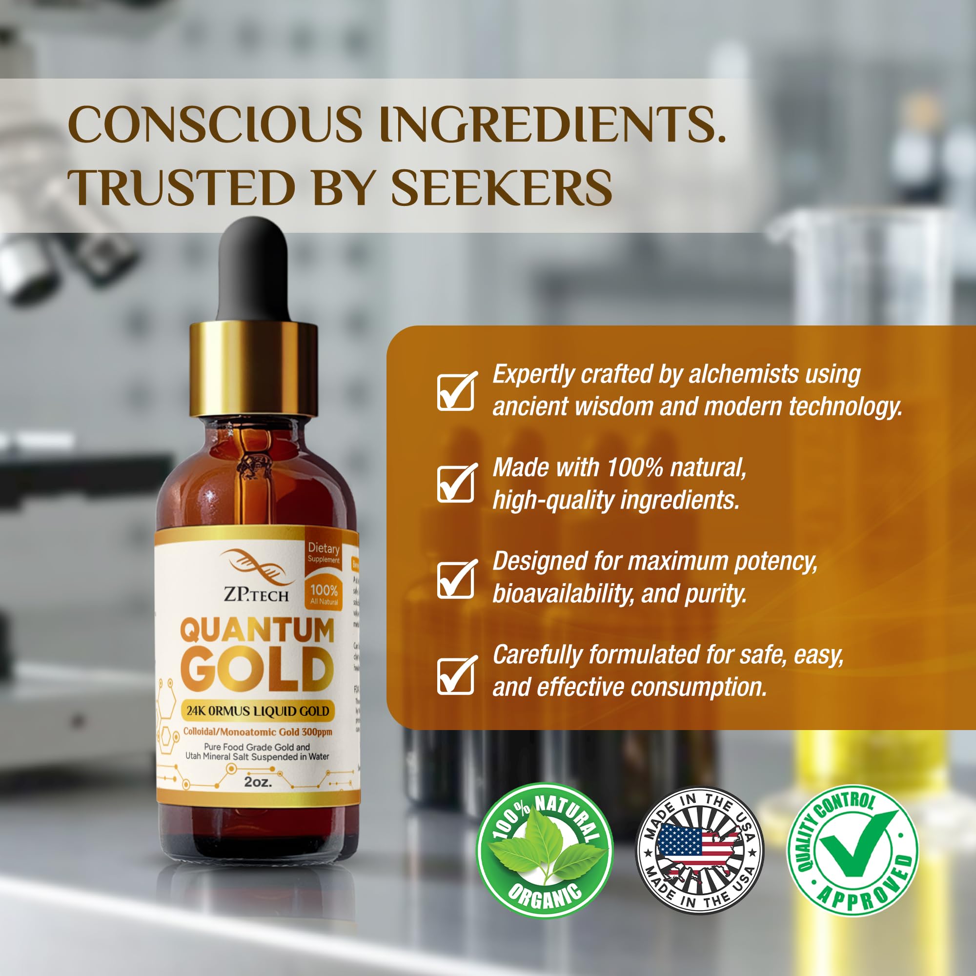 Energy alignment visualization with Ormus Gold Liquid
