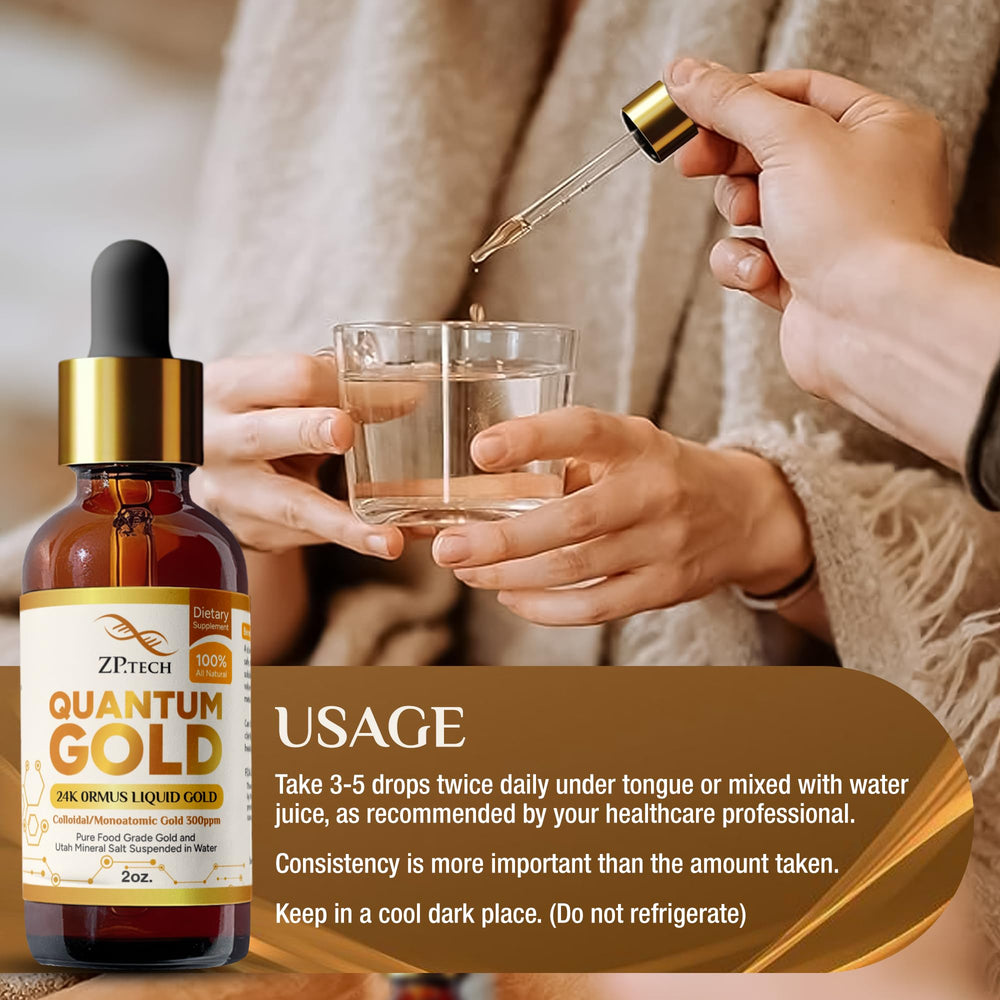 Pineal activation concept with Quantum Gold Liquid Ormus