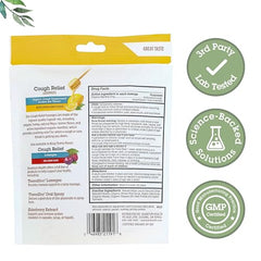 Side view of Quantum Health lozenges bagged package