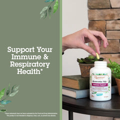Lifestyle image highlighting seasonal immunity and respiratory health