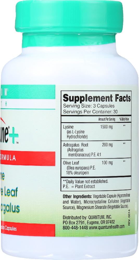 Nutrition facts label for Super Immune Vegetarian Capsule