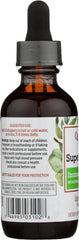 Close-up of dropper bottle showing liquid lysine
