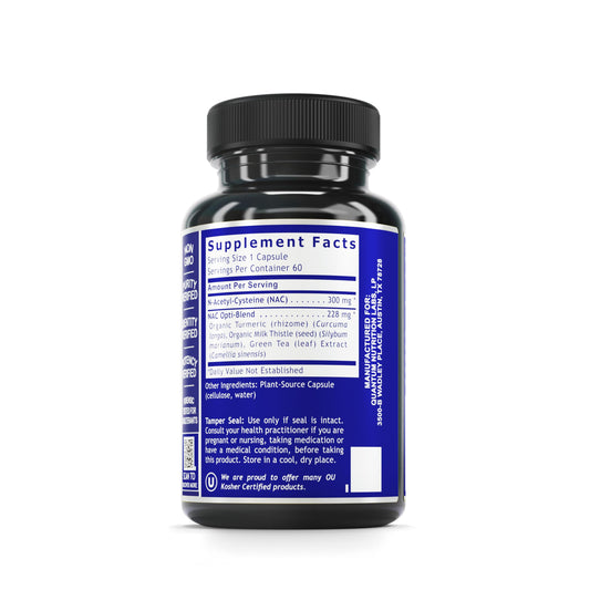 N-Acetyl-L-Cysteine capsules - 300 mg each