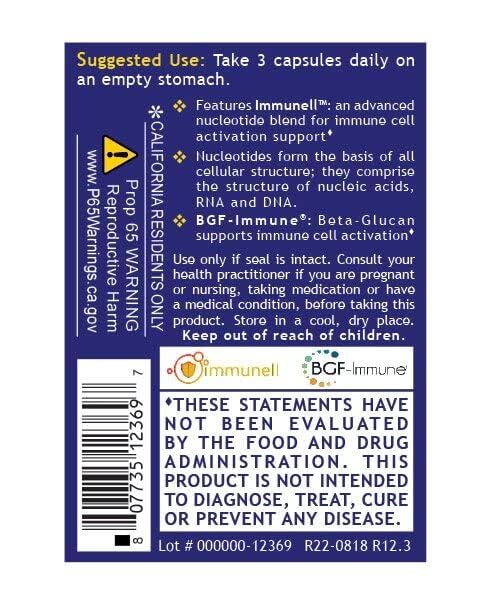 Bottle of 90 vegetarian capsules