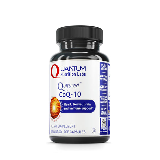 Quantum Nutrition Labs CoQ-10 Qultured 60 vegetarian capsules bottle