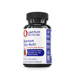 Quantum Nutrition Labs Daily Multivitamin bottle with 60 vegetarian capsules