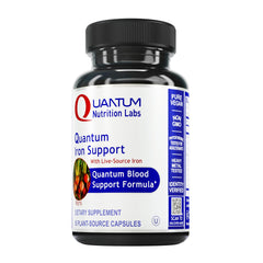 Quantum Nutrition Labs Iron Support bottle with 60 vegetarian capsules