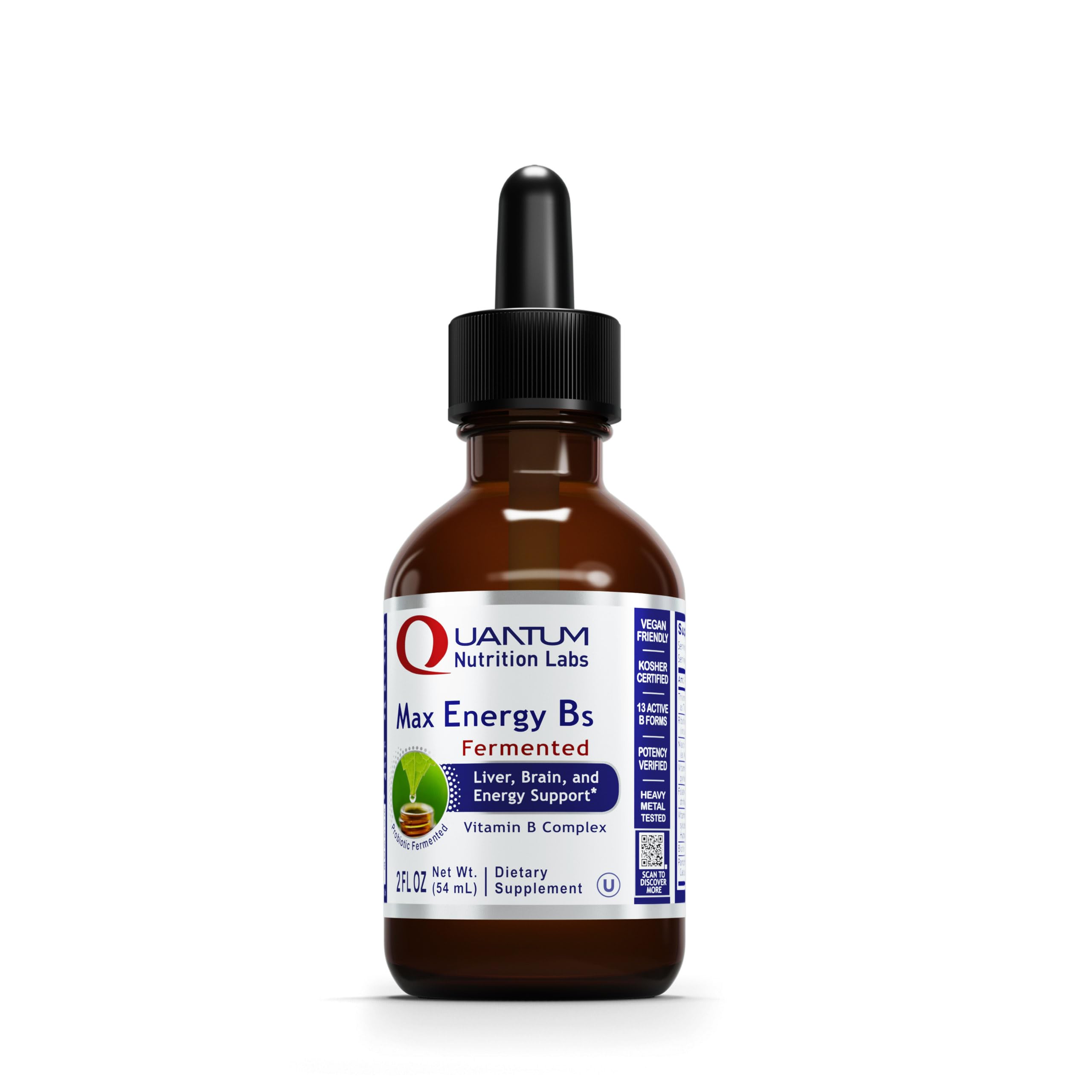 Quantum Nutrition Labs Max Energy B bottle front view