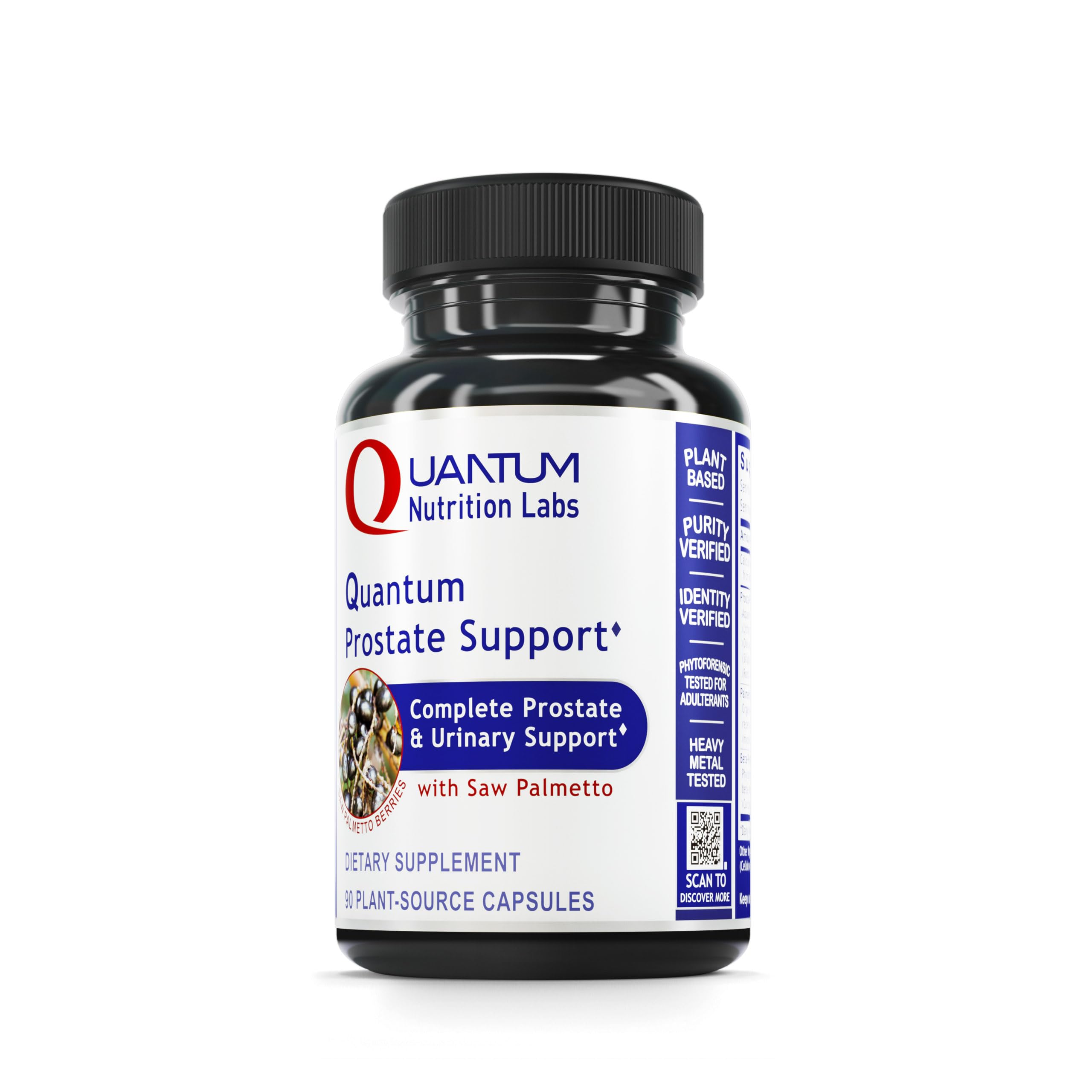 Quantum Nutrition Labs Prostate Support bottle and capsules