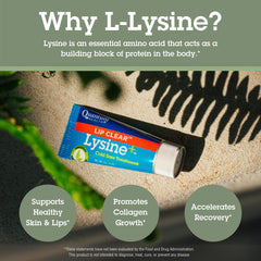 Quantum Vitamin E and D2 moisturize lips for healthy lip care.
