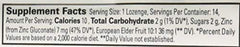 Close-up of Raspberry-flavored lozenge