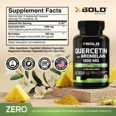Quercetin 95% purity from Sophora japonica