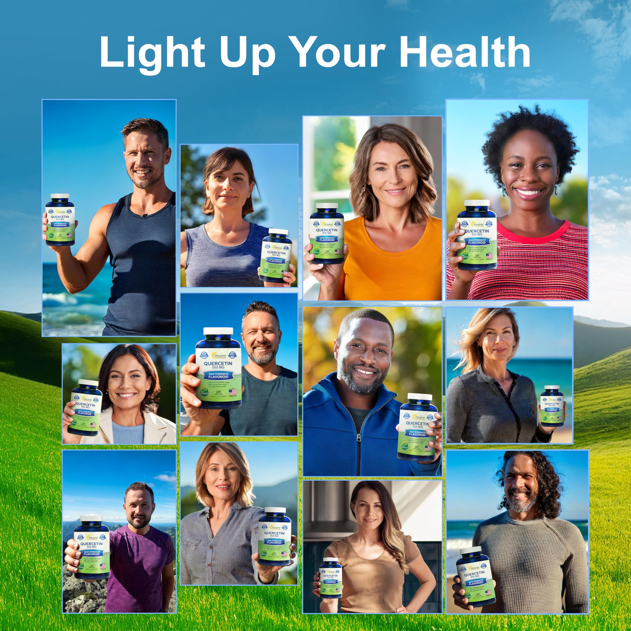 Quercetin cardiovascular health support concept