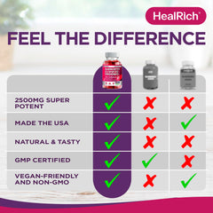 Antioxidant quercetin gummies with heart and respiratory support